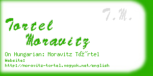 tortel moravitz business card